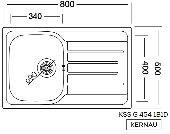 KSS G 454 1B1D Linen